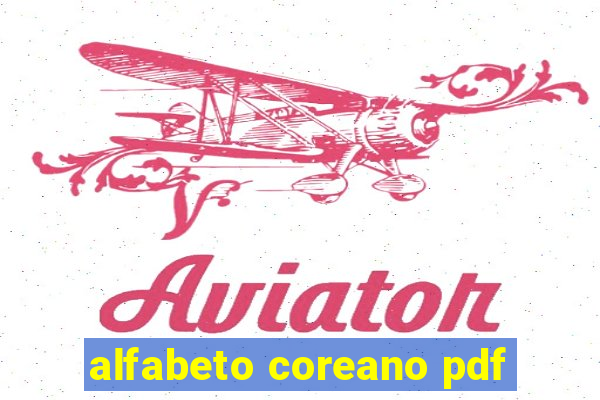 alfabeto coreano pdf