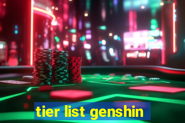 tier list genshin