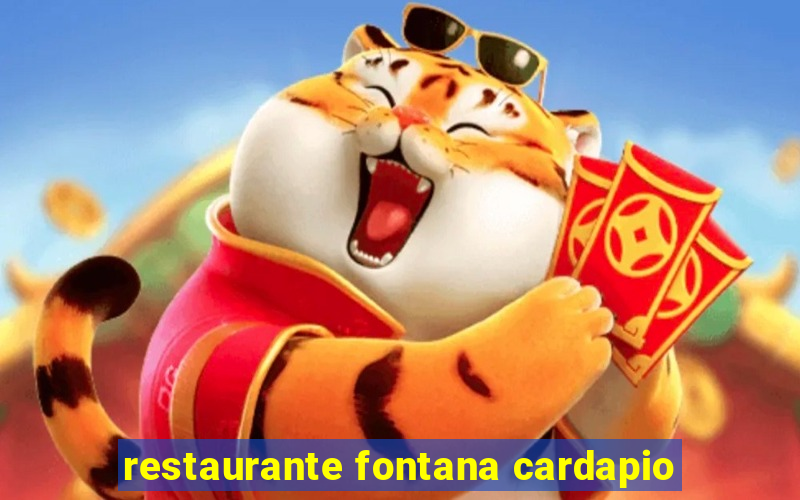 restaurante fontana cardapio