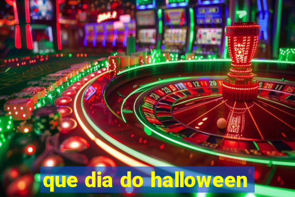 que dia do halloween