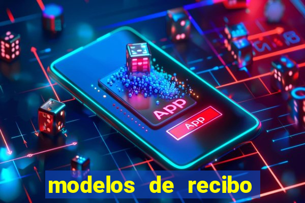 modelos de recibo de pagamento word