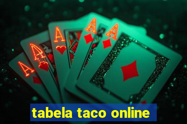 tabela taco online