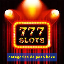 categorias de peso boxe