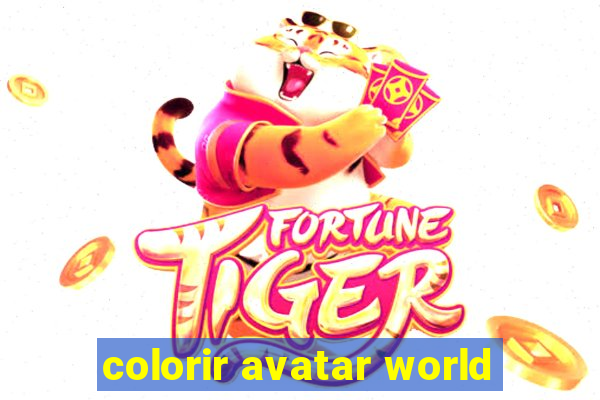 colorir avatar world