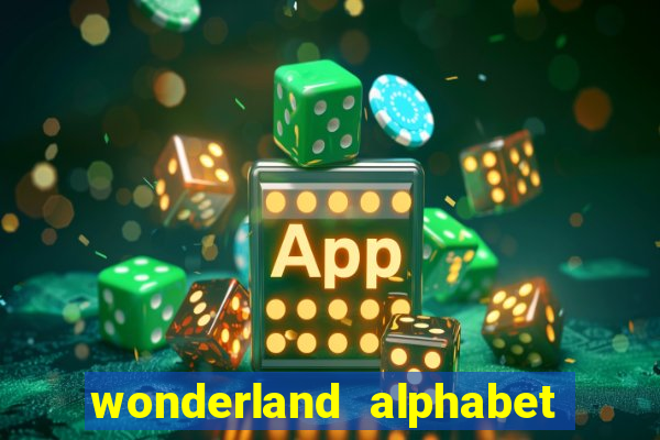 wonderland alphabet comic studio