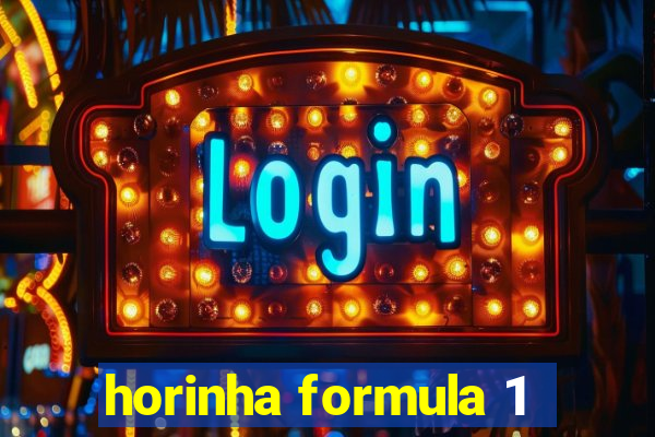 horinha formula 1